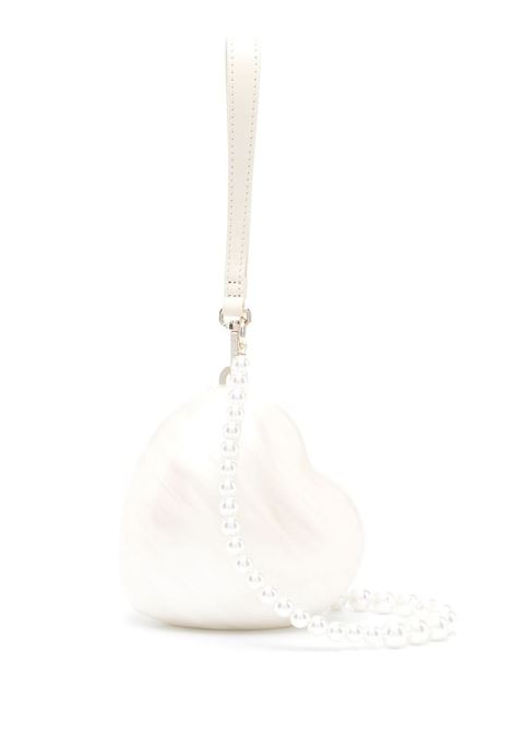 Borsa mini pearl micro heart  in bianco - donna SIMONE ROCHA | BAG136CB0773PRL