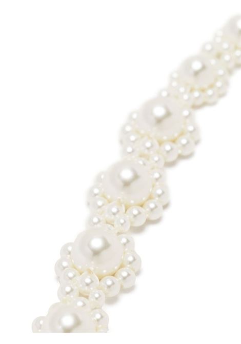 Gold and white faux-pearl necklace - women SIMONE ROCHA | NKS410904PRL