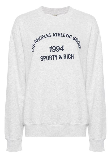  Grey LA Athletic Group sweatshirt ? unisex SPORTY & RICH | CR1025HG19