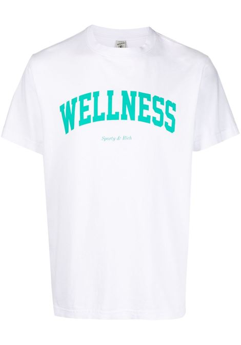 White Ivy slogan-print T-shirt ? unisex  SPORTY & RICH | TSAW2338WH48
