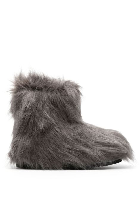 Grey Olivia faux-fur ankle boots - women STAND STUDIO | 62076909980190