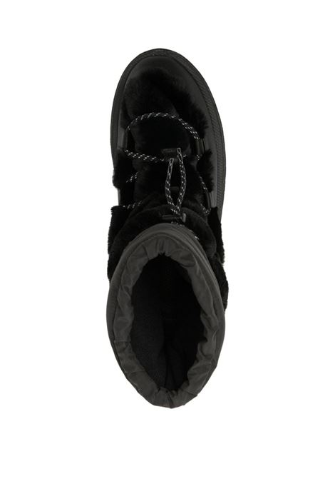 Black bower quilted snow boots - unisex SUICOKE | OG340ABHIFURBLK