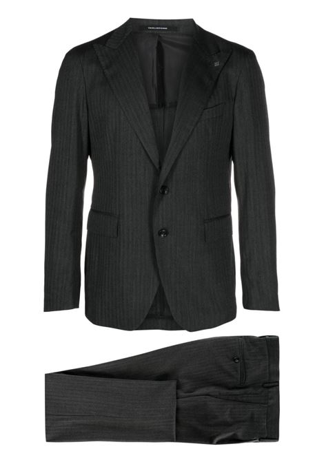Black striped single-breasted suit - men  TAGLIATORE | 2SVS26B11C90028N1355
