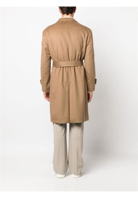 Cappotto con cintura in beige - uomo TAGLIATORE | CARICA50017A3330