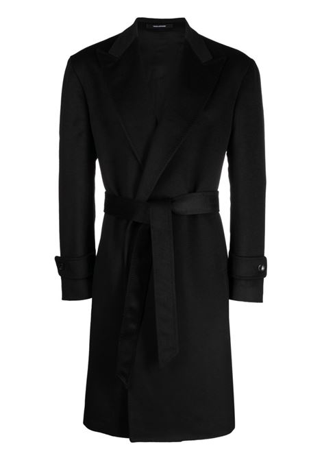 Black belted coat - men  TAGLIATORE | CARICA50017N3327
