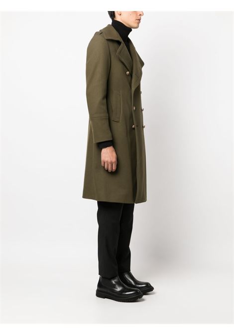 Green double-breasted coat - men TAGLIATORE | CJUNKERS770065V1361
