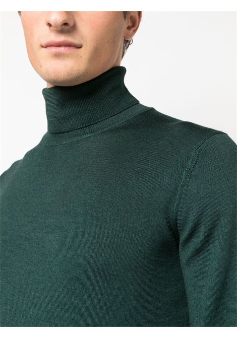 Green roll-neck jumper - men  TAGLIATORE | THEOGSI2306606