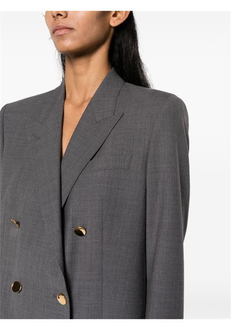 Grey peak-lapels double-breasted suit - women TAGLIATORE | TJASMINE10BAD970137S1243