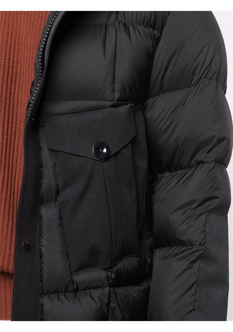 Black hooded padded jacket - men TEN C | 21CTCUB03120006048999