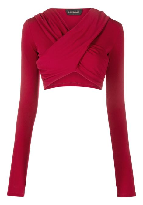 Top Narissa crop in rosso -  donna THE ANDAMANE | T140707ATJP107RD