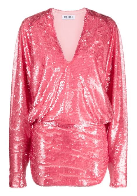 Light pink Gael sequin-embellished minidress - women THE ATTICO | 237WCA235E081315