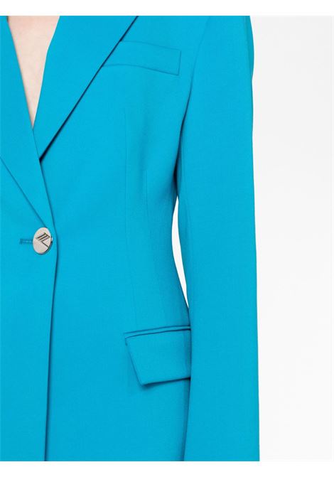 Capri blue single-breasted blazer - women THE ATTICO | 237WCG26W041258