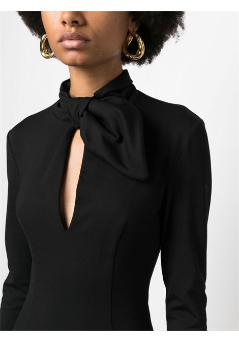 Black Isabel open-back midi dress - women THE ATTICO | 237WCM69RY02100