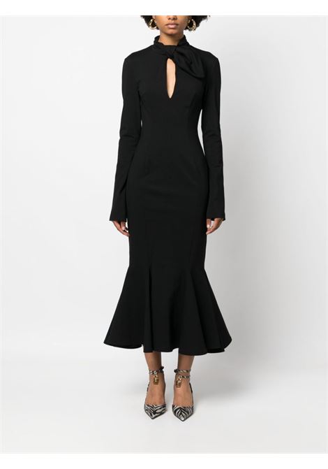 Black Isabel open-back midi dress - women THE ATTICO | 237WCM69RY02100