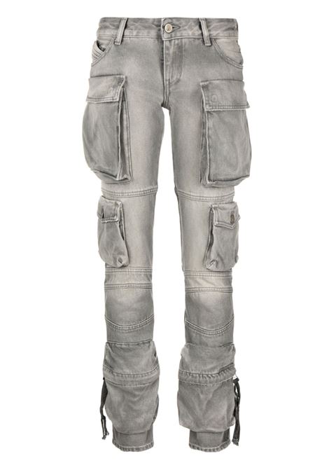 Jeans Essie affusolati in stile cargo in grigio - donna THE ATTICO | Jeans | 237WCP113D063084