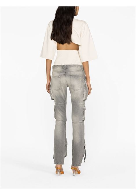 Grey Essie tapered cargo jeans - women THE ATTICO | 237WCP113D063084