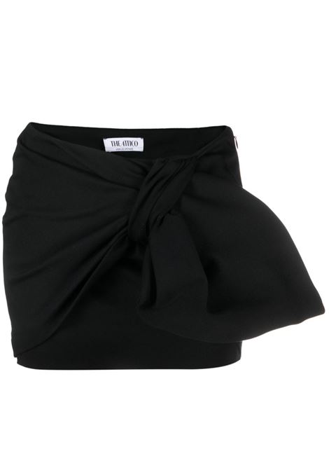 Black Daiki tie-knit mini skirt - women THE ATTICO | 237WCS162RY02100