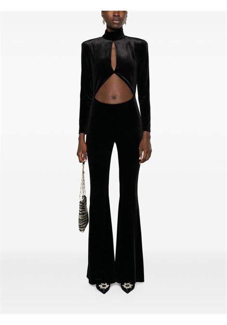 Black Dalida velvet jumpsuit - women THE NEW ARRIVALS | NA12FW0282ABLK