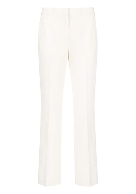 Pantaloni sartoriali dritti in bianco - donna THEORY | N0709220Y0C