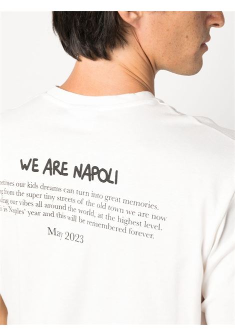T-shirt We Are Napoli in bianco -  unisex THROWBACK | TBTNAPOLIWHT
