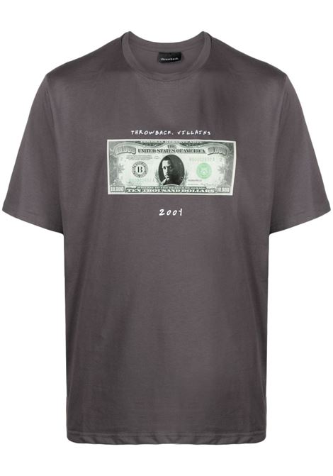 T-shirt con stampa Villains in grigio - uomo THROWBACK | TVTALONZODRKGRY