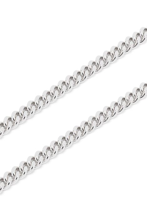 Silver sterling curb-chain necklace - unisex TOM WOOD | N13029CCM01925