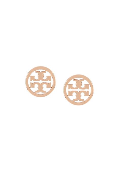 Gold logo circle-stud earring - women TORY BURCH | 26222652