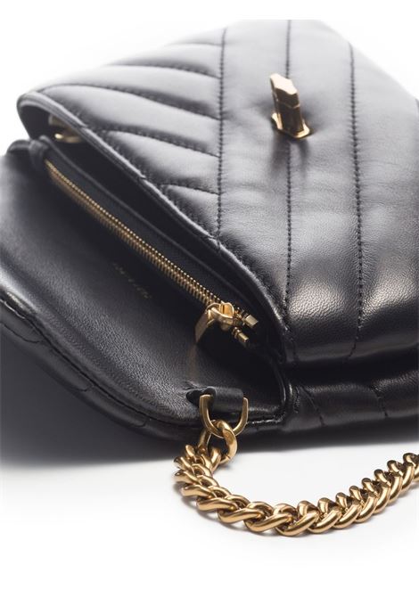 Black Kira chevron crossbody bag - women  TORY BURCH | 90343001