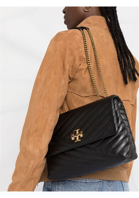 Black Kira chevron shoulder bag - women  TORY BURCH | 90446001
