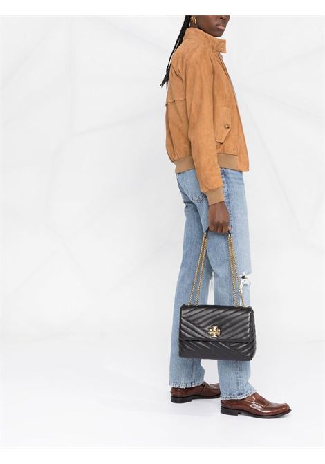 Black Kira chevron shoulder bag - women  TORY BURCH | 90446001