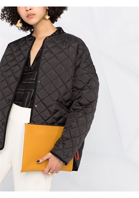 Black oversized quilted jacket - women TOTEME | 211177732200