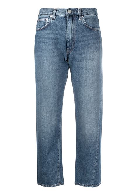 Blue Original twisted seam cropped jeans - women TOTEME | 211232740405