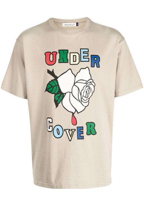 T-shirt Rose in beige - uomo UNDERCOVER | UC2C3807BG