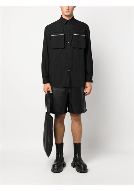 Camicia con tasche applicate in nero - uomo UNDERCOVER | UP2C4402BLK