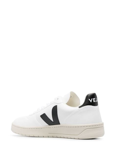 Sneakers V-10 in bianco e nero  - uomo VEJA | VX0702901BWHTBLK