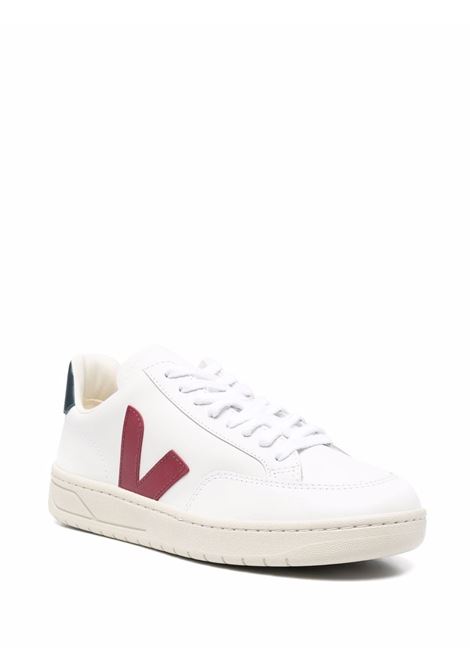 Sneakers V-12 in bianco, blu e rosso  - uomo VEJA | XD0201955BWHTMRSLNTC