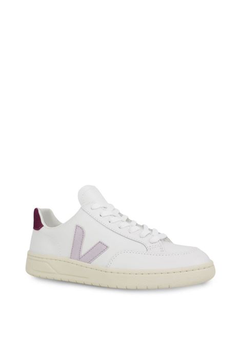 White and pink V12 low-top sneakers - women VEJA | XD0203301AWHTPRMMGNT