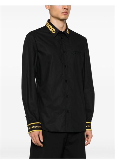 Camicia Chain Couture in nero - uomo VERSACE JEANS COUTURE | 75GAL2SCN0132899