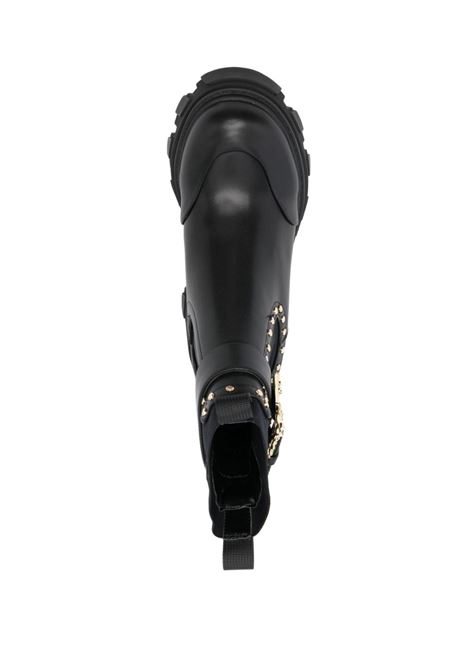 Black Sophie 85mm decorative-buckle boots - women VERSACE JEANS COUTURE | 75VA3S84ZS902899