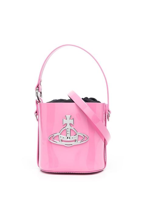 Borsa tote daisy con placca Orb  in rosa - unisex VIVIENNE WESTWOOD | 43020023L001OG406
