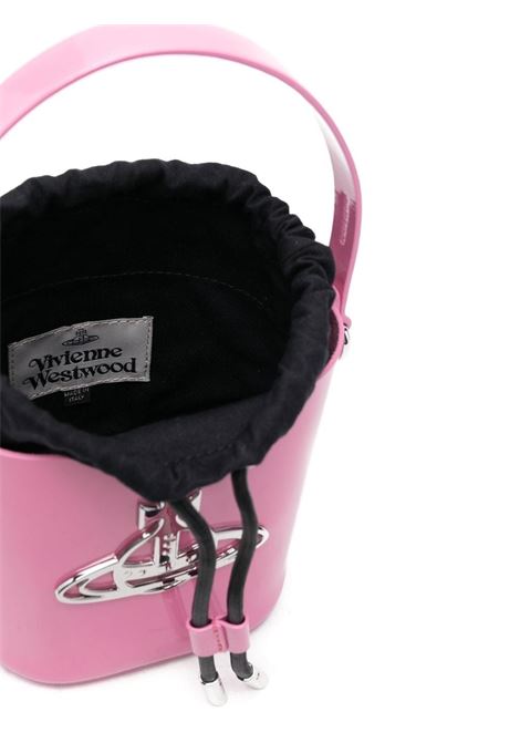 Borsa tote daisy con placca Orb  in rosa - unisex VIVIENNE WESTWOOD | 43020023L001OG406