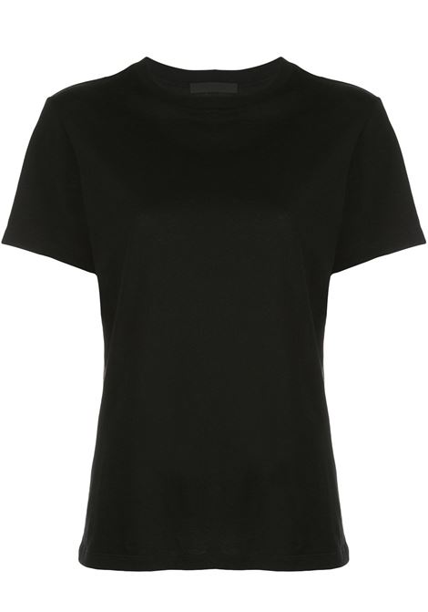 T-shirt taglio comodo in nero - donna WARDROBE.NYC | W1017R04BLK