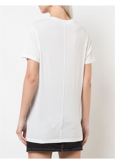 T-shirt taglio comodo in bianco - donna WARDROBE.NYC | W1017R04WHT