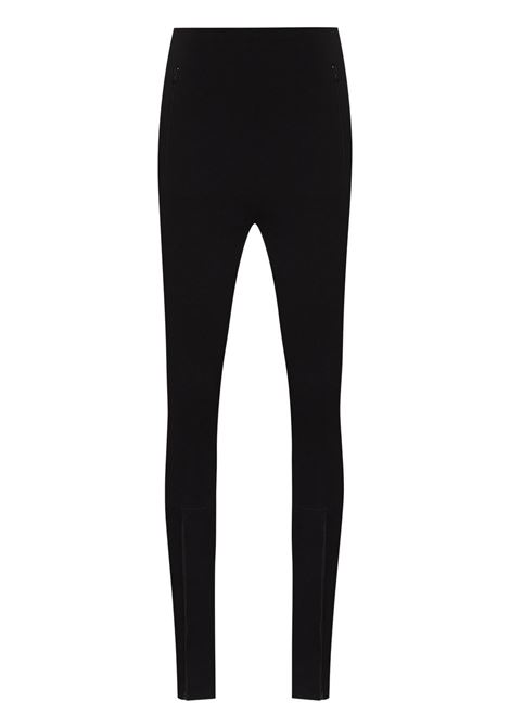 Leggings con zip in nero - donna WARDROBE.NYC | W2014R05BLK