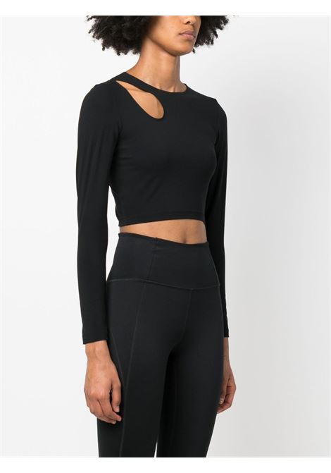 Top Warm Up con dettaglio cut-out in nero -  donna WOLFORD | 532447005