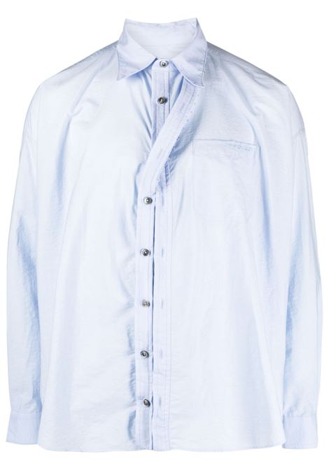 Light blue asymmetric shirt - women Y/PROJECT | SHIRT70LGHTBL