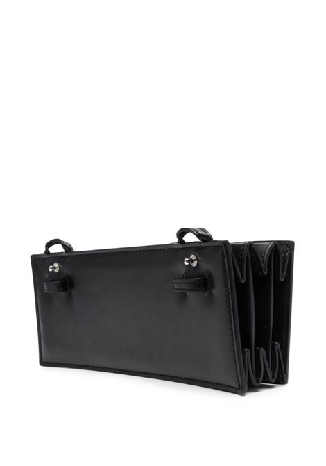 Black mini accordion shoulder bag - unisex Y/PROJECT | WBAG6BMINIBLK
