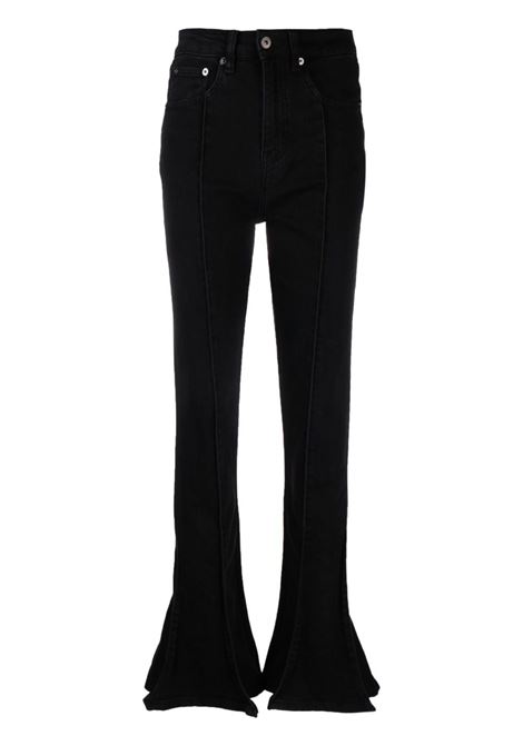 Black Trumpet high-rise flared jeans - women Y/PROJECT | WJEAN22BLK