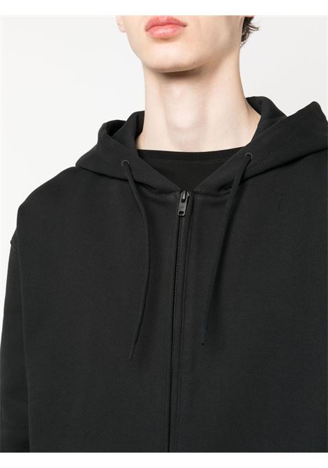 Black front zip fastening sweatshirt - men Y-3 | H44785BLK