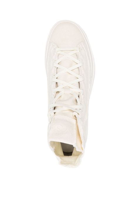 White Nizza distressed high-top sneakers - unisex Y-3 | ID2924WHT